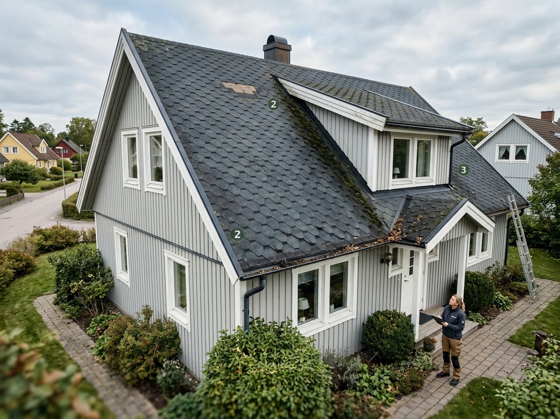5 signaler på at huset trænger til et nyt tag